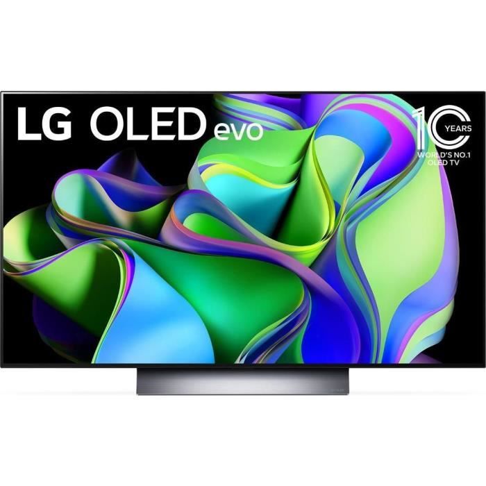 LG 48C3 - TV OLED 48 (121 cm) - 4K Ultra HD 3840x2160 - 100 Hz - Smart TV - Processeur ?9 Gen6 - Dol