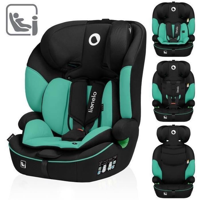 Siège auto évolutif LIONELO Levi i-Size - 76-150 cm - Groupe 1/2/3 - Vert