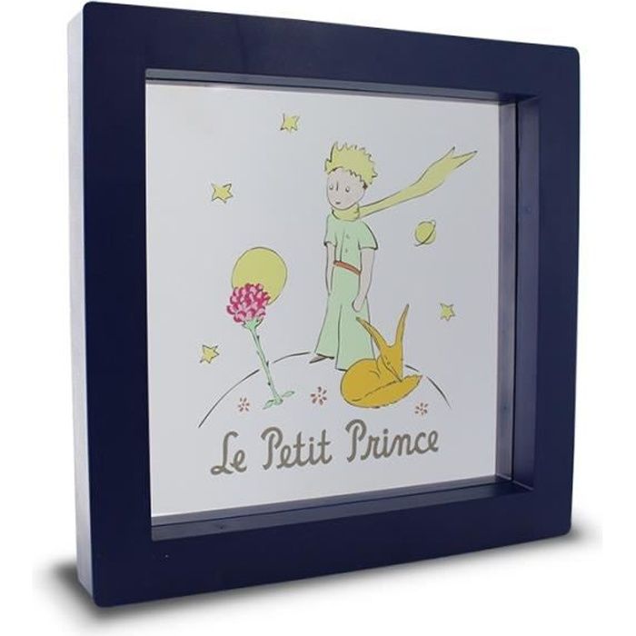 Lampe LED cadre lumineux Le Petit Prince - bleu