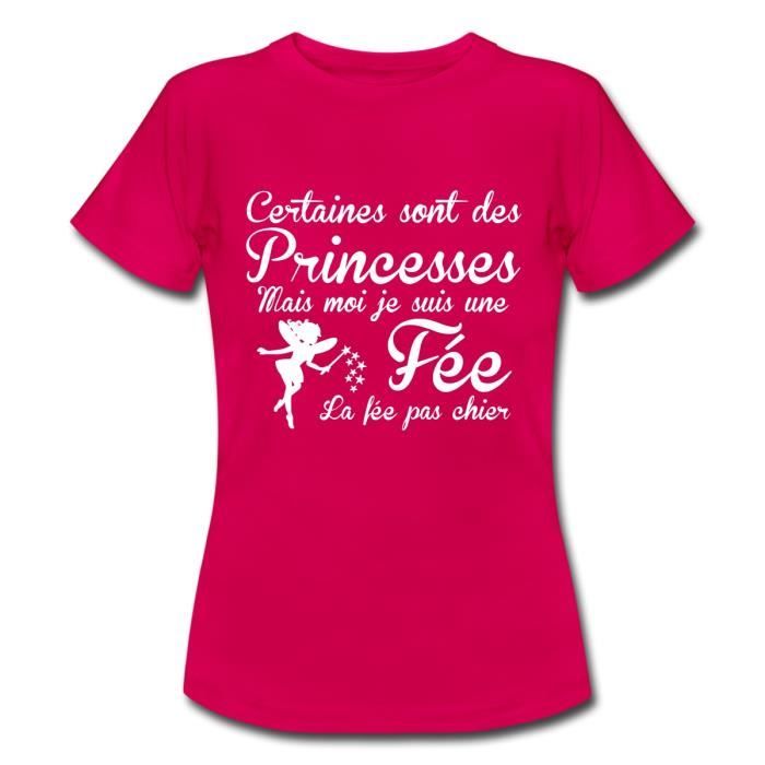 Citation Je Suis Une Fee Pas Chier T Shirt Femme De Spreadshirt Rouge Rubis Achat Vente T Shirt Soldes Sur Cdiscount Des Le Janvier Cdiscount