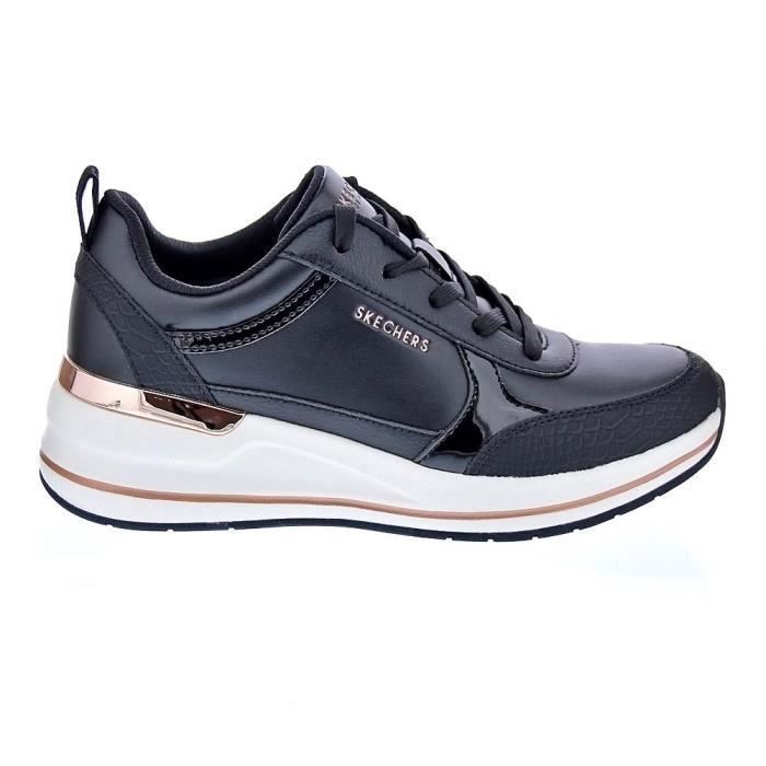 Skechers Zapatillas Skechers - Femme - Modelo Billion 2 - Compensé - Noir - Lacets