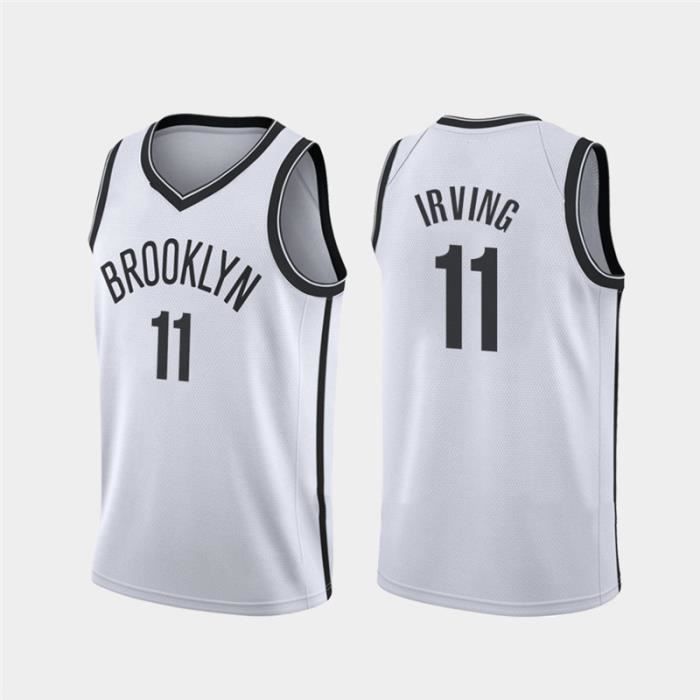Édition de la ville Kyrie Irving #11 Brooklyn Nets Basketball Maillots Blanc 