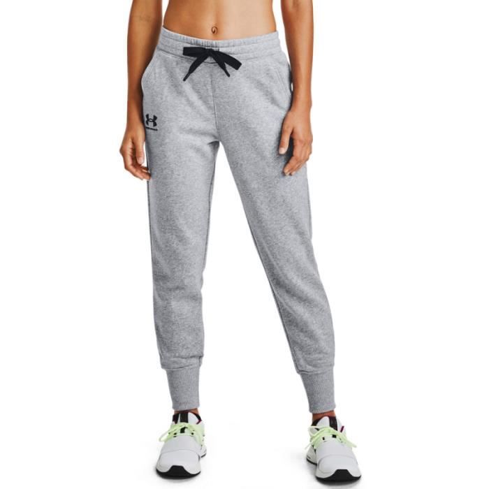 Pantalon de survêtement Under Armour RIVAL FLEECE - Réf. 1356416-035. Couleur : Gris. Détails. - Coupe plus ample pour un confort