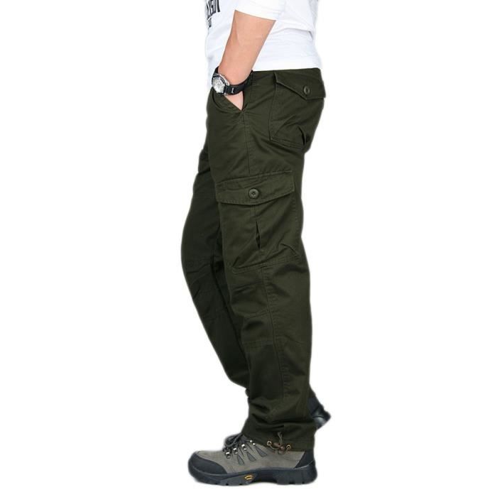 Pantalon de travail vert homme sales