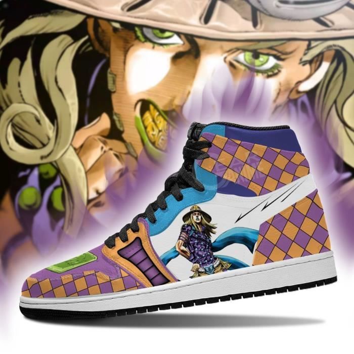 Baskets AnimeJoJo's Bizarre AdventureGyro Zeppeli Chaussures de