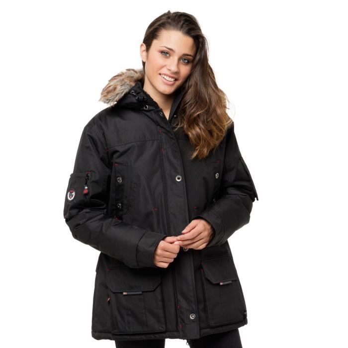 GEOGRAPHICAL NORWAY Doudoune ACHEM Noir Femme Noir Cdiscount Pret a Porter
