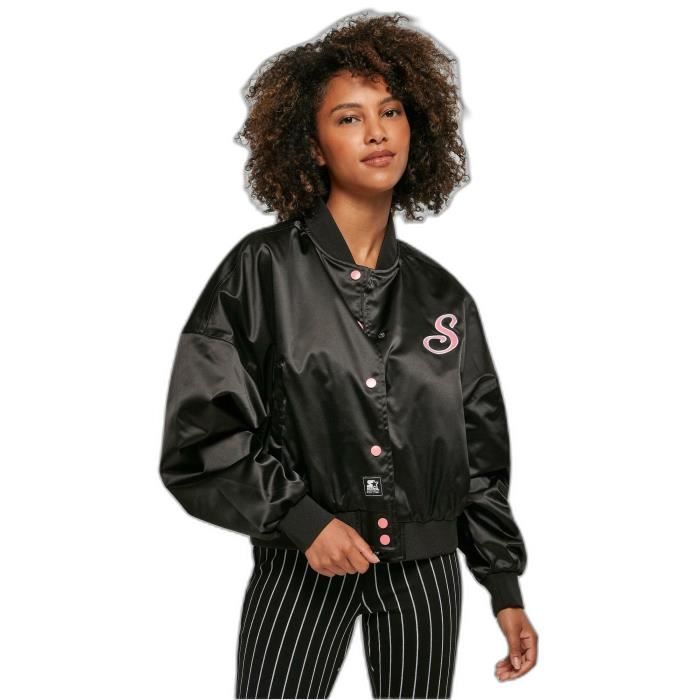 Veste en satin femme Urban Classics College Starter noir M Noir Cdiscount Pret a Porter