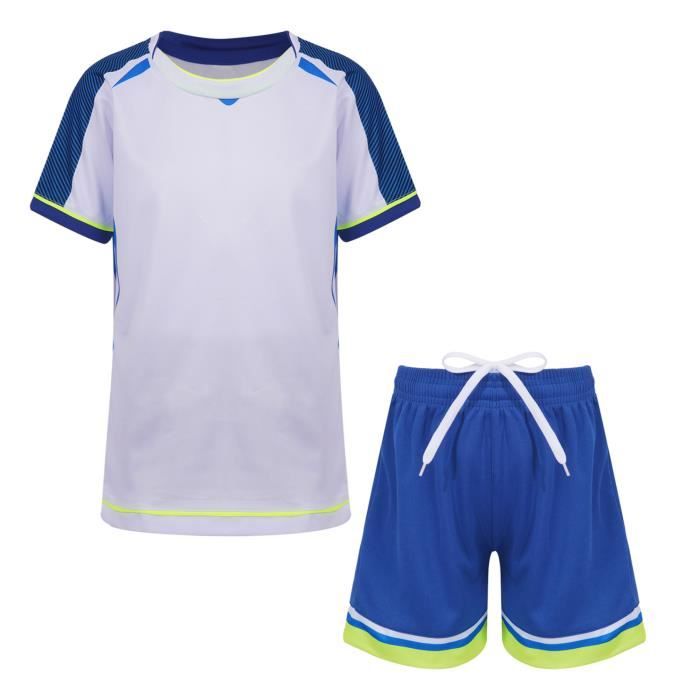 Ensemble Football Garcon Enfant Maillot et Shorts Sport 5 14 Ans inlzdz Blanc Cdiscount Sport