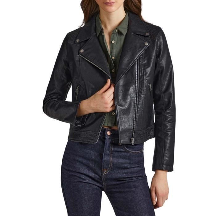 Veste Pepe Jeans Masie Noire pour Homme Noir Cdiscount Pr t Porter
