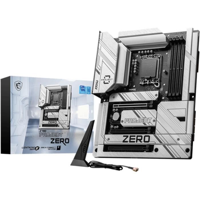 Carte mère - MSI - Z790 PROJECT ZERO carte mère Intel Z790 LGA 1700 ATX