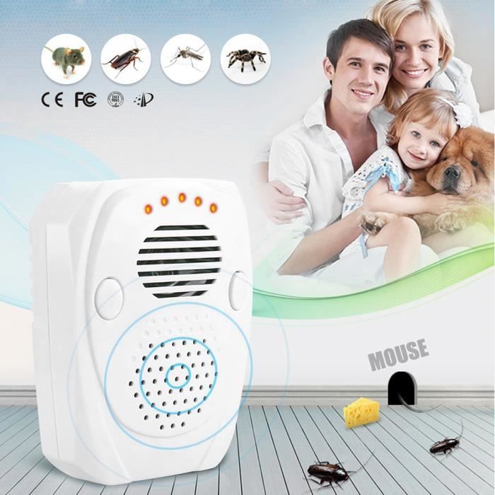 Appareil Ultrason Souris Rats Rats Répulsif Rongeurs prise anti ...