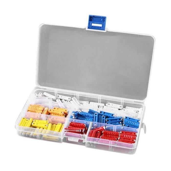 Kit 200 Fusibles Torpille Voiture - Assortiment 5A 8A 16A 25A 40A Pour Véhicules Anciens Style Européen
