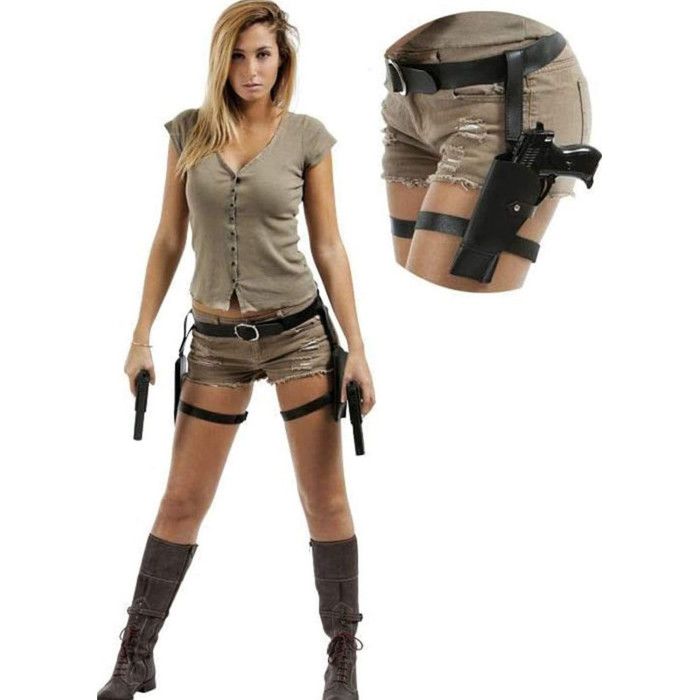 HOLSTER DOUBLE DE CUISSES - LARA CROFT