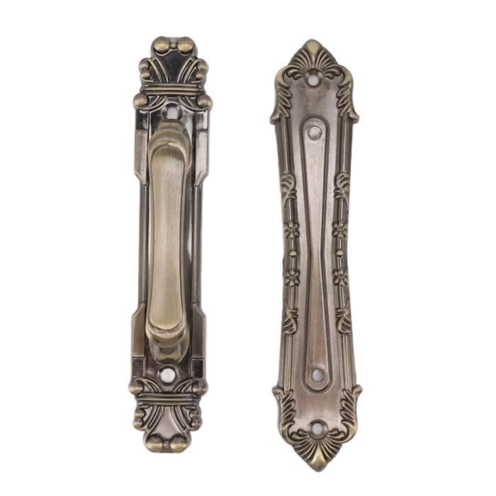 aubaho Fenêtre ornementale de Grange Fer Rouille Style Antique 39,5x57,5cm