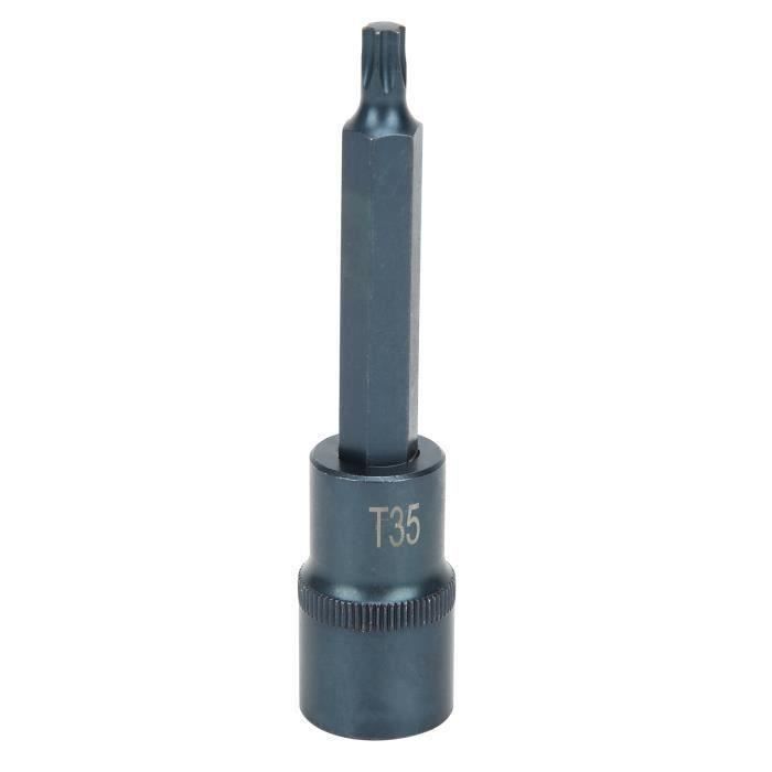 2 Douilles Hexagonales 1/4" H5mm - Acier S2 - Longueur 38mm - Pour Cliquet