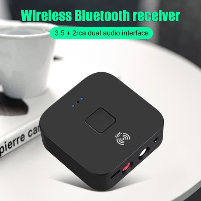 Adaptateur Audio Bluetooth 5.4 Émetteur/Récepteur 2 En 1 - Pour TV, Voiture, Chaîne Hi-Fi - Plug And Play Avec Prise Jack 3.5mm