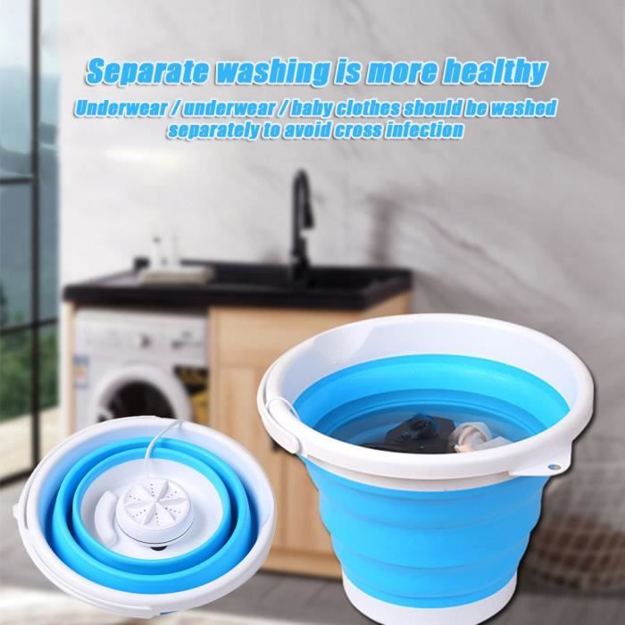 seau de lavage automatique de vetements de mini machine a laver portative de bassin de cuve a lessive pliante cdiscount electromenager