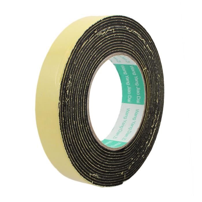 4CM largeur 5m long 2mm épaisseur étanchéité double-face ruban mousse antichoc