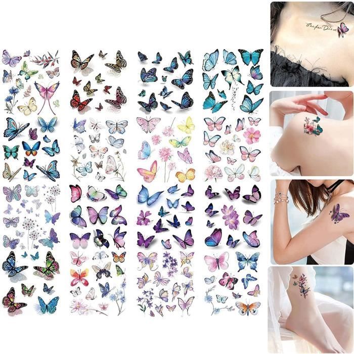 3D Papillon Décoration Murale Jardin Cour Art Décor Papillon Figurine 3D Papillon Décoration Murale Jardin Cour Art Décor Papillon Figurine