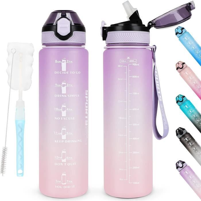 Gourde Brita Premium 26oz Rose - Bouteille Rigide Avec Filtre Intégré - Sans BPA