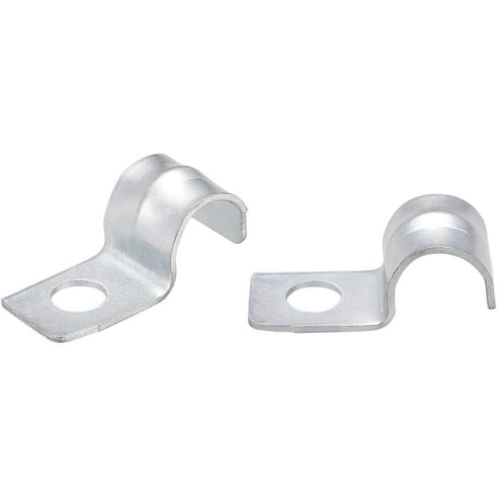 30 Colliers De Serrage En Acier Inoxydable – Fixation Murale Pour Câbles, Tuyaux, Grillage – Diam. ≤5mm – Idéal Rangement Atelier, Maison, Extérieur