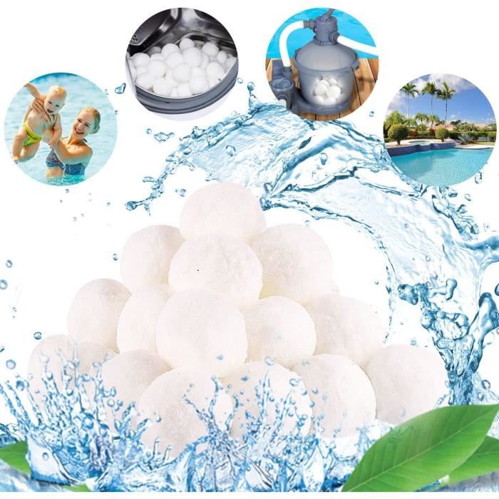 Balles Filtrantes Pour Piscine 800g | Remplacement Du Sable, Lavables, Légères | Compatibles Filtres à Sable, Aquariums, étangs - 10