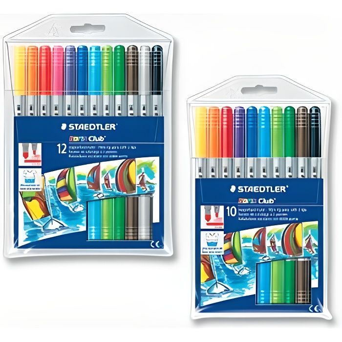 RayArt  Pochette de 12 crayons de couleur - Noris Colour - Staedtler