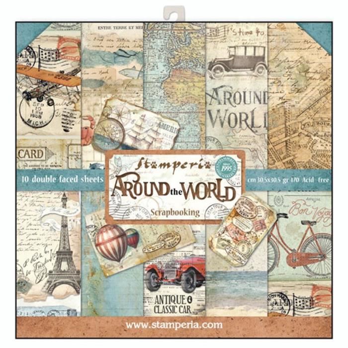 Papier Scrapbooking assortiment - Achat Vente