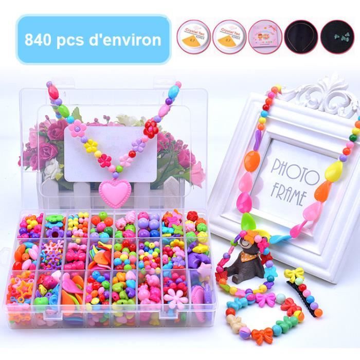 6 x Perles De Repassage Artisanat Fun Enfants Cadeau original NOEL Bijoux Bracelets en plastique 