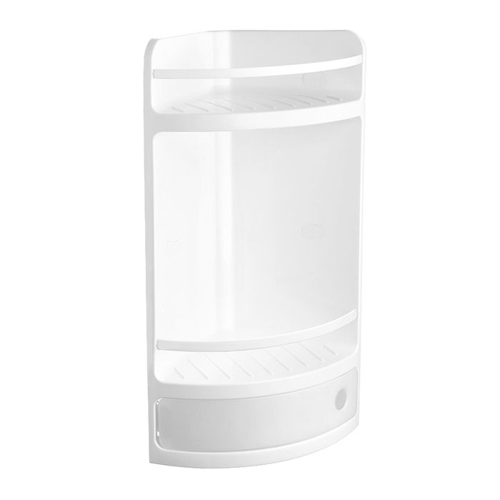 Etagère dAngle - TATAY - 4432001 - Plastique - 285 x 19 x 50 cm - Salle de bain