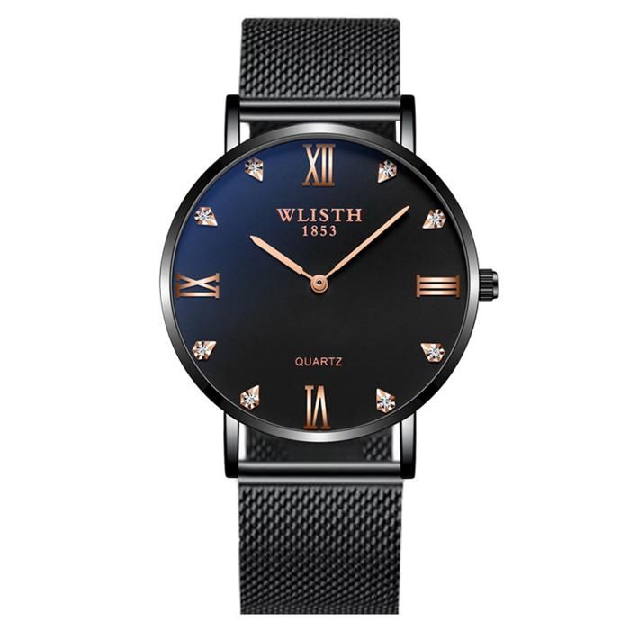 Fashion Fresh Business Trend Montre a ceinture en maille simple Montre decontractee pour hommes Montre a quartz Achat vente montre Adulte Metal Cdiscount
