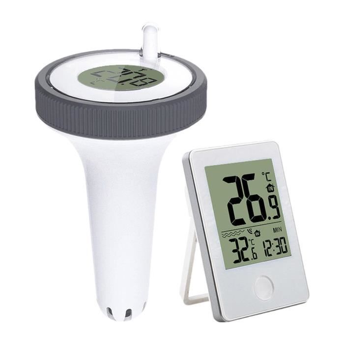 Thermomètre Piscine Connecté Sans Fil | Étanche IP67, écran LCD, Portée 60m, Pour Aquariums, Spas, étangs - 7