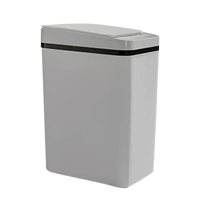 Poubelle Automatique Sans Contact 18L - Détection Infrarouge - Fermeture étanche Anti-odeurs - Rechargeable USB - Pour Cuisine, Salle De Bain - 1
