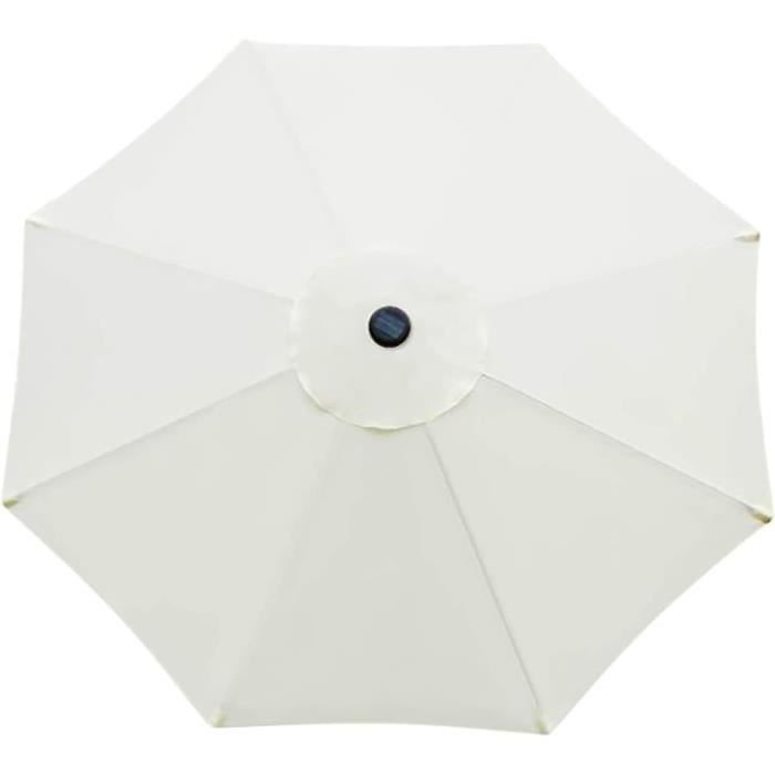 Auvent de Remplacement pour Parasol de Terrasse 8 Bras Housse de Rechange pour Parasol de Jardin 2/2.3/2.7/3/3.50 m Toile de Rechange pour Parasol de Table D'extérieur(Navy Blue,2.0m