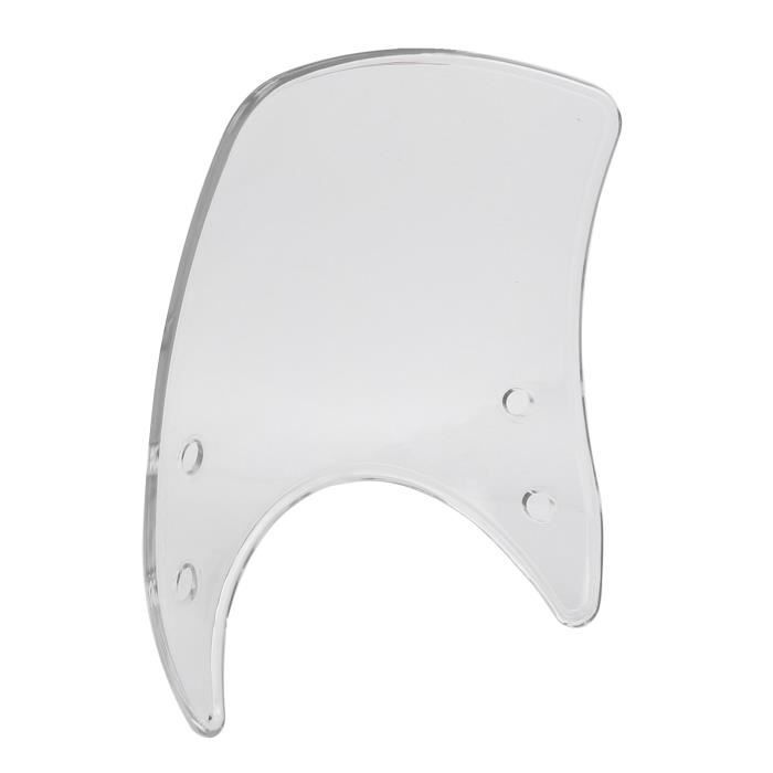 Zerone déflecteur de vent de moto Déflecteur de vent de protection de pare-brise de moto