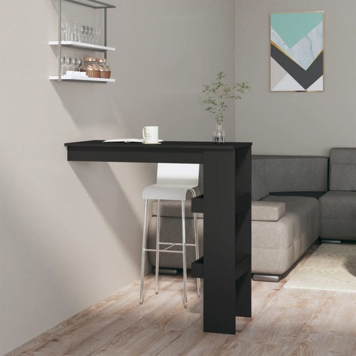 VIDAXL Table de bar murale 102x45x103.5 cm
