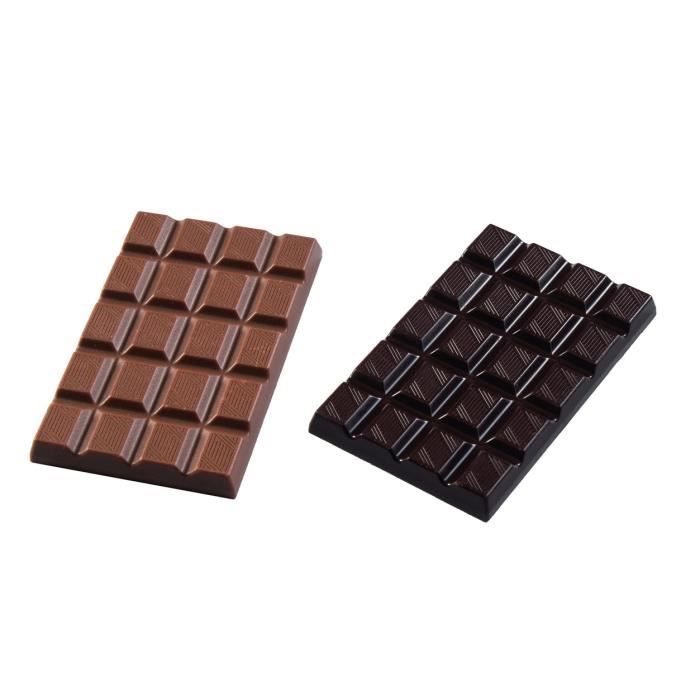 Moule à chocolat Transparent 2 pièces, moule à chocolat 3D en  polycarbonate, chocolat