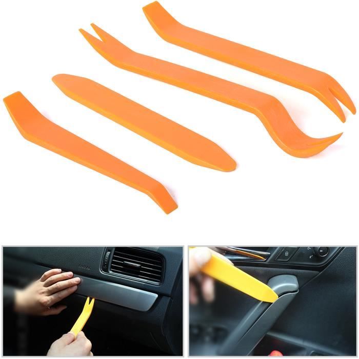 Outils 4pcs demonte garniture tableau de bord portiere autoradio pour voiture