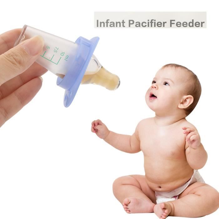 Sucette pour bébé, distributeur de médicaments pour bébé, conception de  mamelon de nettoyage facile, Simulation portable DA007