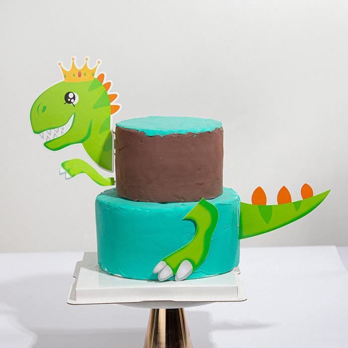 Dinosaure Gâteau Topper Jungle Gâteau Décoration Dinosaur
