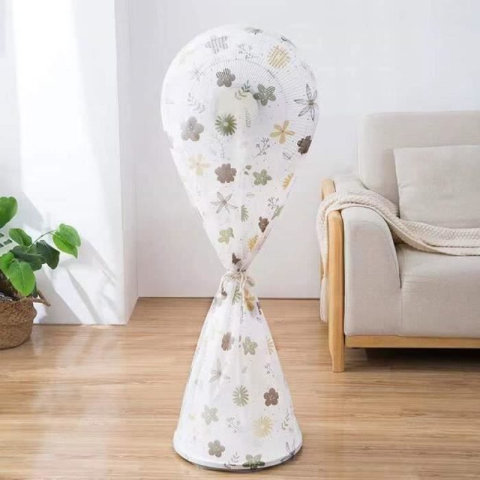 Housse De Protection Pour Ventilateur Sur Pied - Taille 100x25x25 Cm - Tissu Gris - Neuf