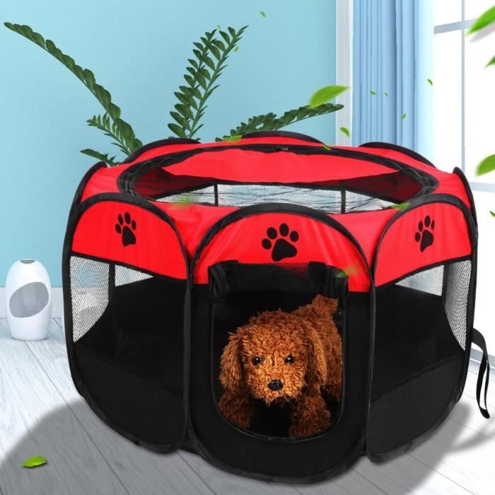 Tente Chien Chat Clôture Cage De Jeu Danimal Familier Kit Jouet Activité
