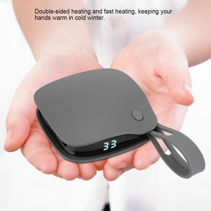 Jie Du 1 Chauffe-Main Rechargeable Chauffe-Main Meilleur pour Hommes Femmes Ext/érieure 20000mAh /Électrique Portable