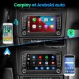 AWESAFE Autoradio Android 12 pour Golf 5 6 VW Passat Polo Seat Skoda 7 “HD écran Tactile avec Carplay AndroidAuto GPS-1