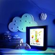 Lampe LED cadre lumineux Le Petit Prince - bleu-1