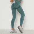 Leggings Femme, Sport Push Up Anti-Cellulite Slim Fit Butt Lift Leggings Pantalons de Yoga à Taille Haute pour Femme Vert-1