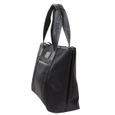 Grand sac cabas porté épaule toile Ted Lapidus Tonic TL NY4010 (Noir)-1