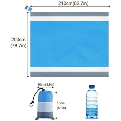 Couverture De Plage Imperméable 250x200cm Rubessia - Anti-Sable Avec Piquets