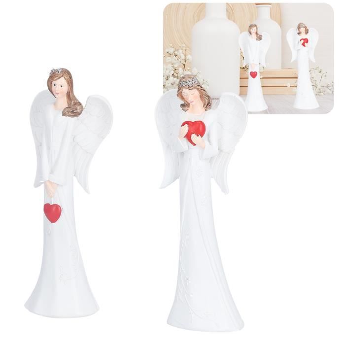 Figurine Ange Veronese – Ange Tenant Une Colombe – Résine Dorée – WU75411A4
