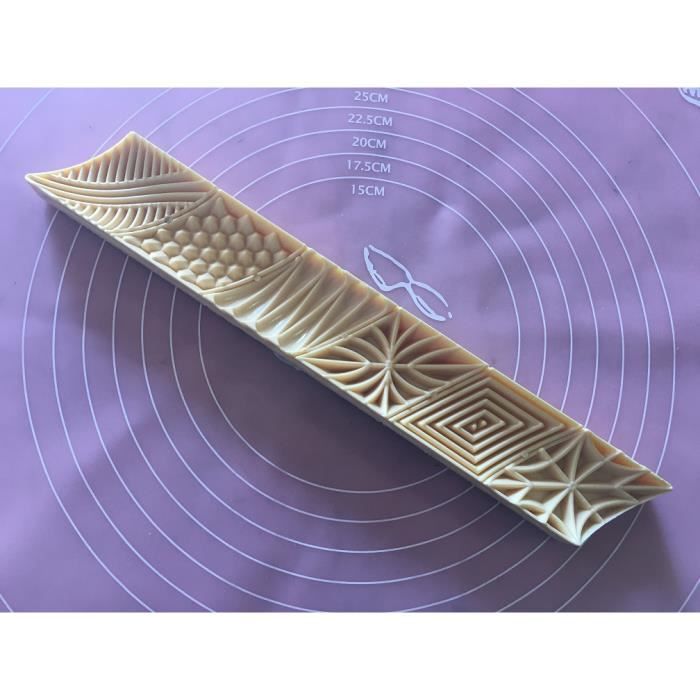 Moule Tampon Poinçonneur Makrout 12 Motifs en 1 Plat & Bombé Gateaux